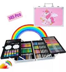 Set D Arte D Lujo 145 Pzs Caja De Alumin